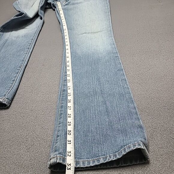 FRX Clothing Womens Jeans‎ 29 Light Blue Faded Slim Boot - Picture 2 of 9